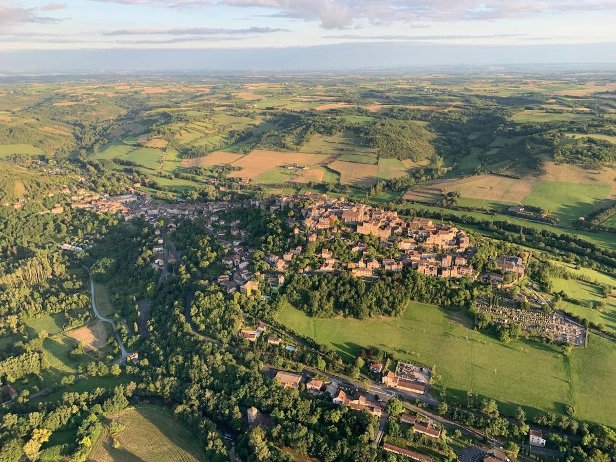 Le Songe D'Atys Bed and Breakfast Cordes Sur Ciel Exteriör bild